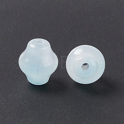 Opaque Glass Beads GLAA-F117-04D-1