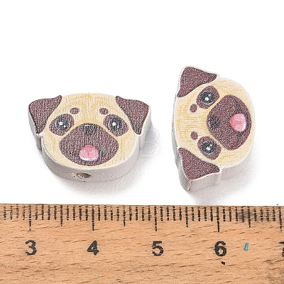 Printed Wood Beads WOOD-D289-01H-1