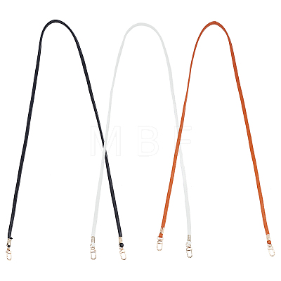 3Pcs 3 Colors PU Imitation Leather Fine Bag Straps FIND-FH0005-14-1