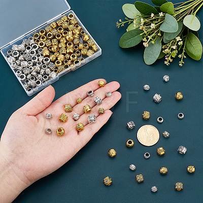 150Pcs 15 Styles Alloy European Beads FIND-PH0060-41-1