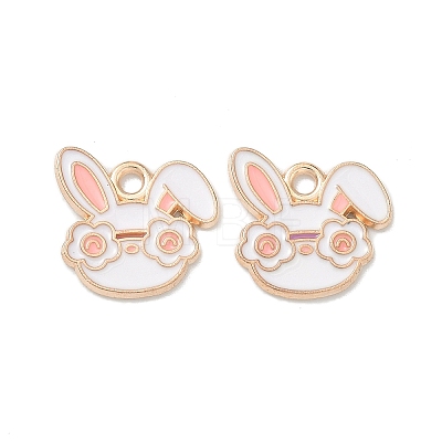 Easter Alloy Enamel Pendants ENAM-I055-01KCG-03-1