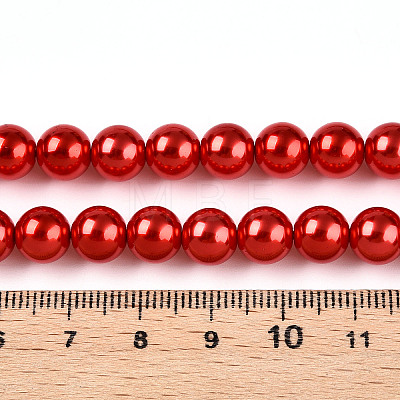 Glass Pearl Beads Strands HY-G002-01D-07-1