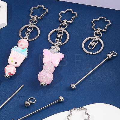 10Pcs Alloy Keychain Clasps KEYC-SC0001-79C-1