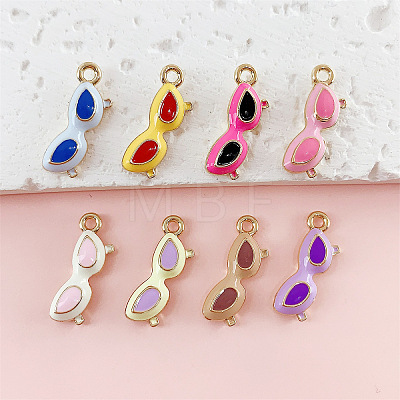 Alloy Enamel Pendants FIND-Z117-12G-1
