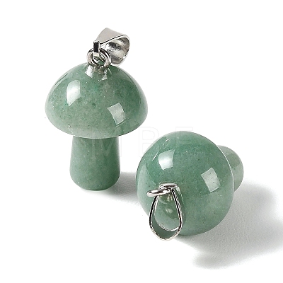 Natural Green Aventurine Pendants GG-CBAA0EE-05P-07-1