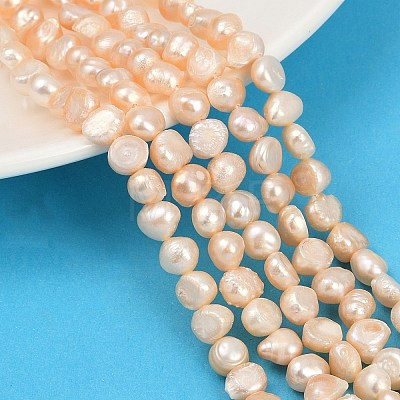 Natural Cultured Freshwater Pearl Beads Strands PEAR-P064-19H-02C-1