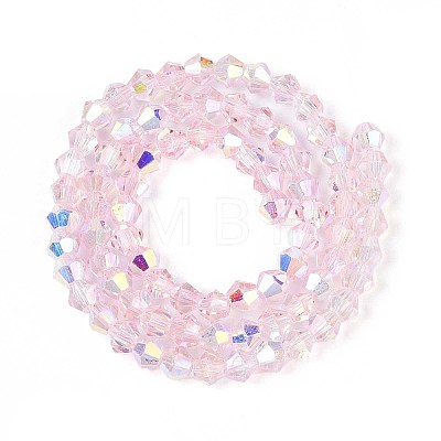 Transparent Glass Beads Strands EGLA-N021-4mm-06-1