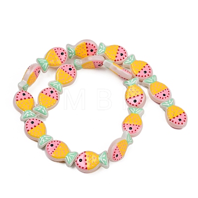Baking Paint Glass Beads LAMP-F036-02D-1