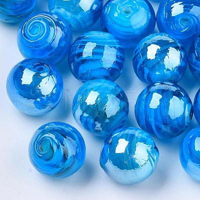 Handmade Lampwork Beads LAMP-S021-M-1