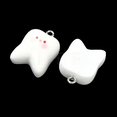 Opaque Resin Pendants RESI-K203-16-1