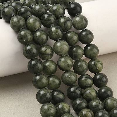 Natural Chinese Jade Beads Strands G-F363-10mm-1