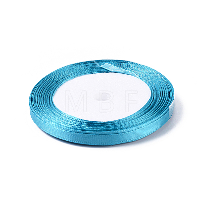 1/4 inch(6mm) Blue Satin Ribbon X-RC6mmY047-1
