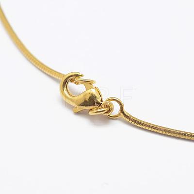 Rack Plating Brass Handmade Necklace Making CHC-E012-02G-FF-1