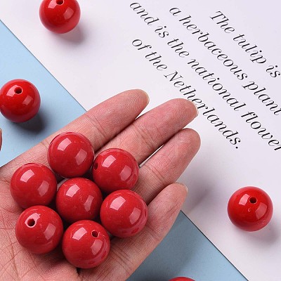 Opaque Acrylic Beads LS-X-MACR-S370-C20mm-A14-1