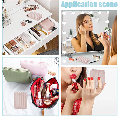 PU Leather Lipstick Case with Mirror CON-WH0088-51A-1