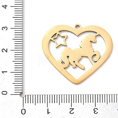 201 Stainless Steel Pendants SA-CBAE892-01G-04-1