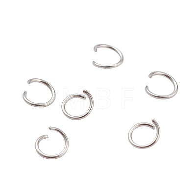 304 Stainless Steel Open Jump Rings STAS-YW0001-09P-1