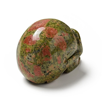 Halloween Natural Unakite Display Decorations DJEW-K015-24-1