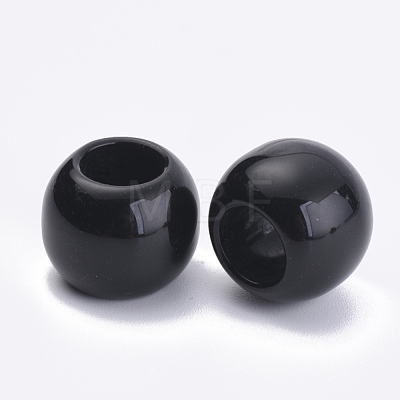 Opaque Acrylic Beads X-SACR-S300-15B-02-1