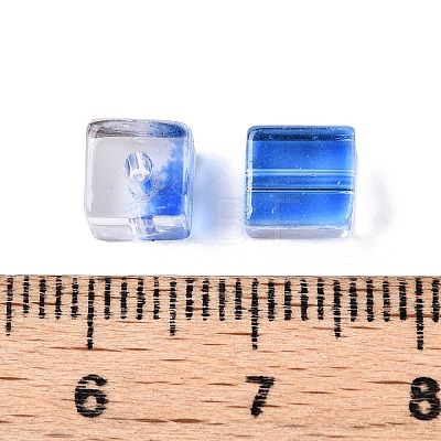 Baking Paint Transparent Glass Beads LS-DGLA-N005-01A-02-1