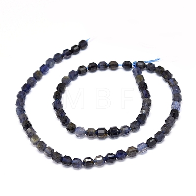Natural Iolite Beads Strands G-O201C-16-1