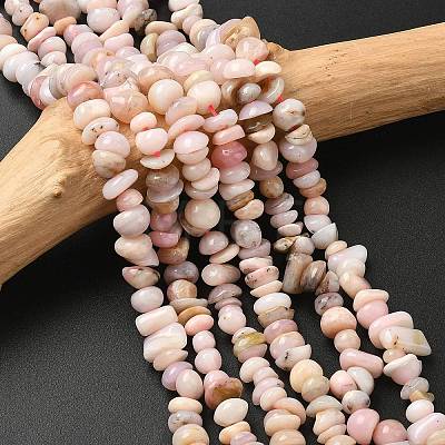 Natural Pink Opal Beads Strands G-L505-25-1