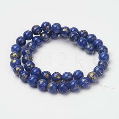 Natural Mashan Jade Beads Strands X-G-P232-01-G-4mm-1
