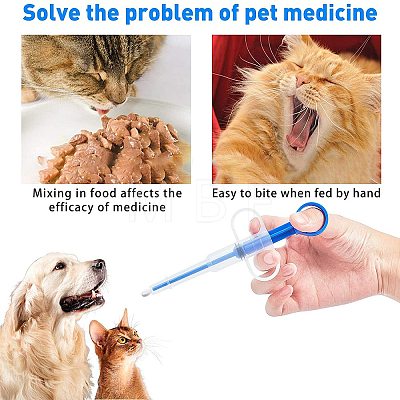 Plastic Pet Medicine Feeding Syringe AJEW-GA0002-05-1