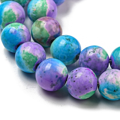 Synthetic Imperial Jasper Beads Strands G-N342-25B-1-1