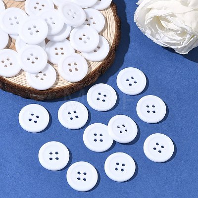 Resin Buttons RESI-D030-18mm-01-1