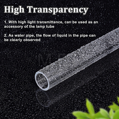 Transparent Acrylic Pipe AJEW-WH0475-51N-1