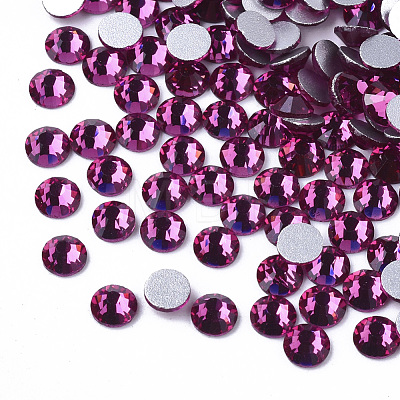 Glass Rhinestone Flat Back Cabochons RGLA-S002-04SS-26-1