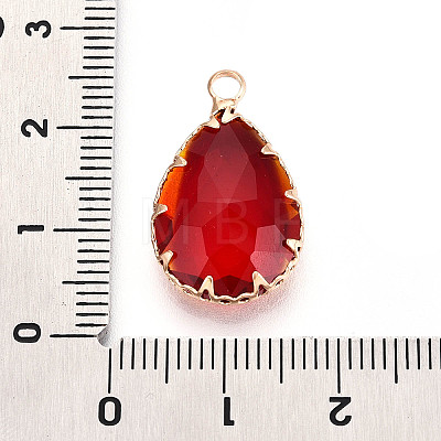 Transparent Glass Pendants KK-N283-02F-G-1