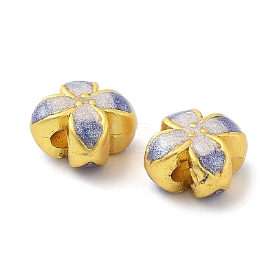 Brass Enamel Beads KK-S393-02-1