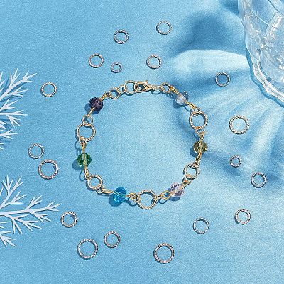 304 Stainless Steel Open Jump Rings STAS-UN0019-92-1