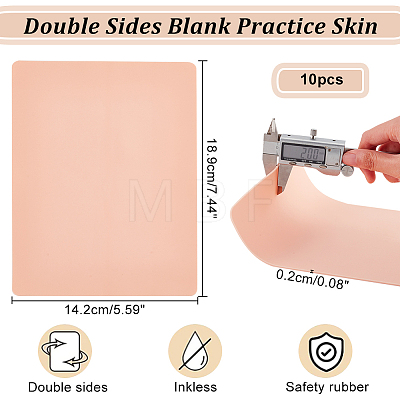 Microblading Silicone Eyebrow Tattoo Practice Skin MRMJ-WH0075-35C-1