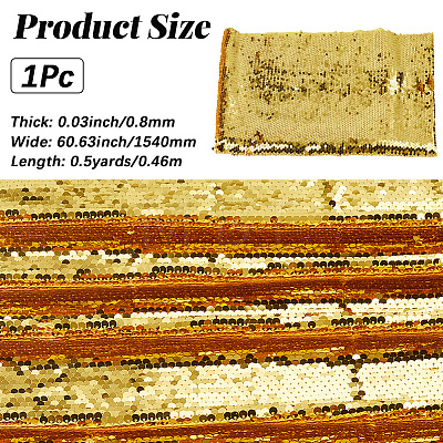 0.5 Yard PET Sequin Fabric DIY-CY0003-77C-1