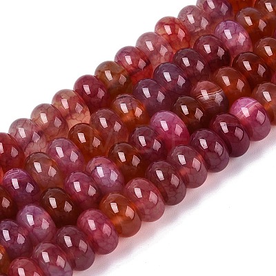 Natural Agate Beads Strands G-Q613-01E-07-1