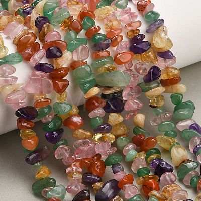 Natural Mixed Stone Beads Strands G-D108-A05-01-1