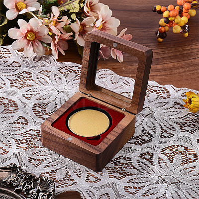 Wooden Badge Packing Magnetic Boxes CON-WH20006-017B-1