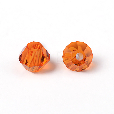 Faceted Bicone Imitation Crystallized Crystal Glass Beads X-G22QS112-1