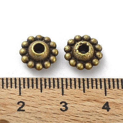 Tibetan Style Alloy Beads FIND-A035-01AB-1