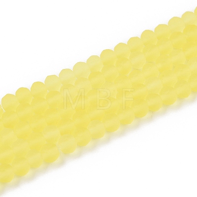 Transparent Glass Beads Strands EGLA-A044-T4mm-MD29-1