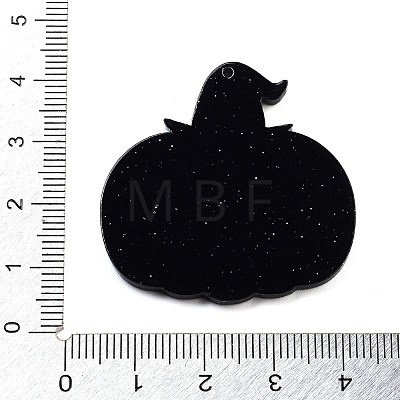 Halloween Printed Acrylic Pendants MACR-M048-03G-1