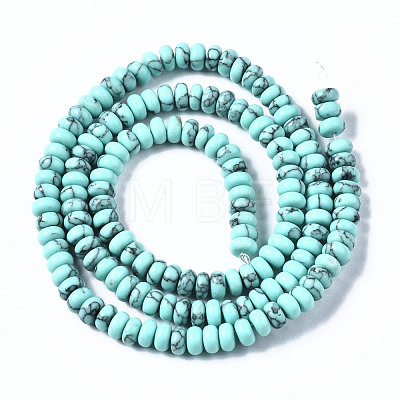 Synthetic Turquoise Beads Strands G-S366-120-1