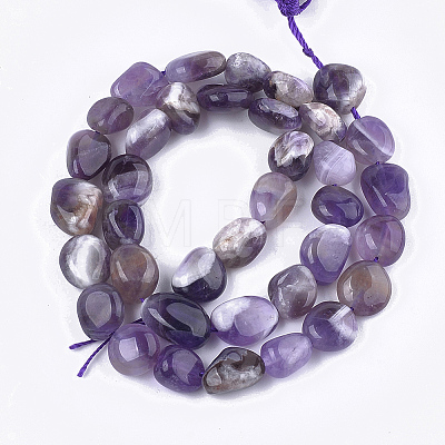 Natural Amethyst Beads Strands X-G-T105-33-1