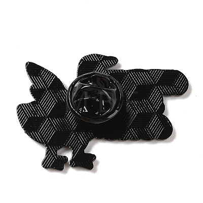 Black Alloy Brooches JEWB-Z024-03EB-04-1