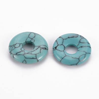 Synthetic Turquoise Pendants G-T122-66I-1