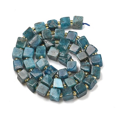 Natural Apatite Beads Strands G-G053-B18-03-1