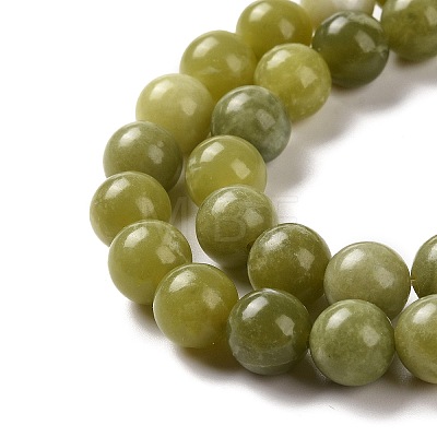 Natural Xinyi Jade/Chinese Southern Jade Beads Strands G-T055-8mm-15-1